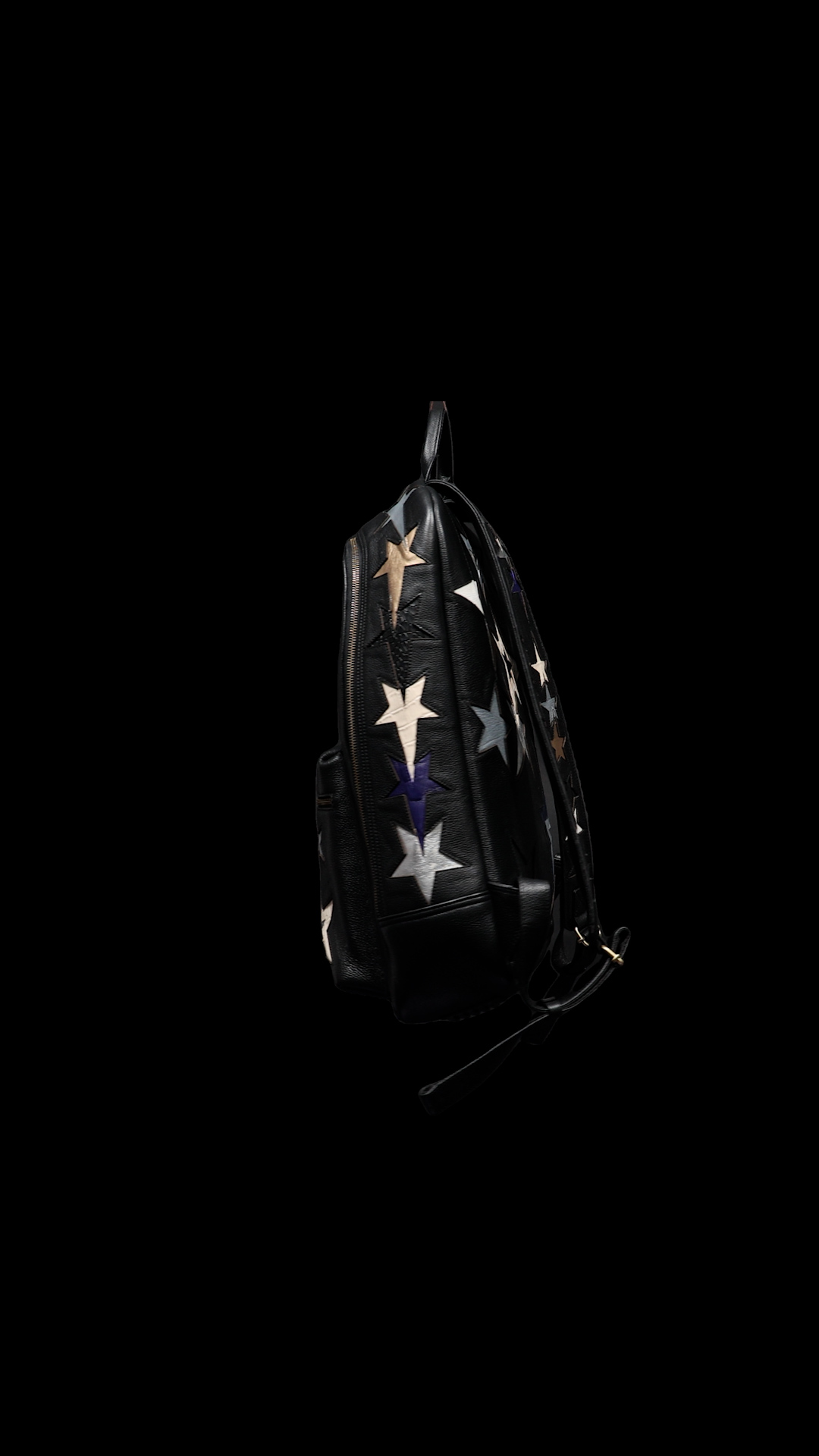 Original colorful star-patterned HALF MOON backpack